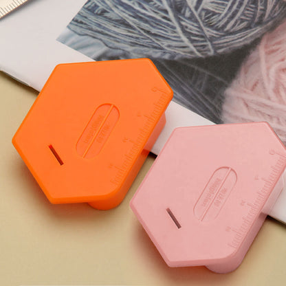 3 Pack Magnetic Seam Guide for Sewing Machine, 2025 Upgraded Multifunctional Polygonal Hemmer Guide with Scale, Universal Sewing Accessories Supplies for Magnet Making Machines (3color)