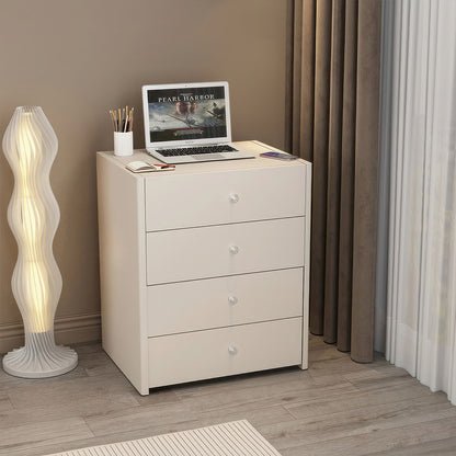 Integrated Small Vanity Desk with Mirror,Flip Top Lighted Mirror Makeup Table,Compact Makeup Vanity with 4 Drawers,Corner Vanity Desk,Soft Makeup Stool,Transparent Top Countertop