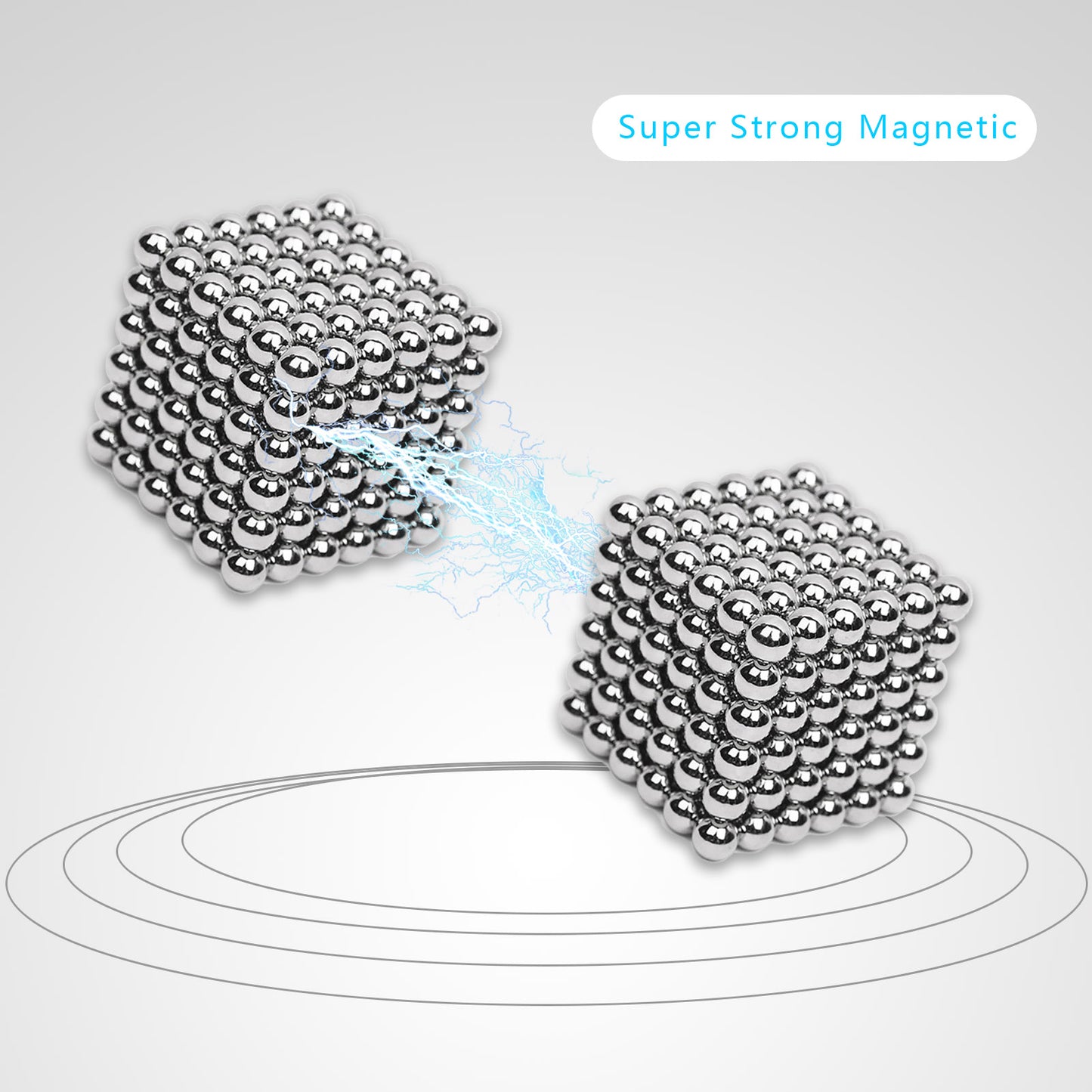 Magnetic Putty Balls for Teenager Adults, Creative 3D Versatile Beads，Fidget Toy Stress Reliever Magnet Slime Beads 216Pcs