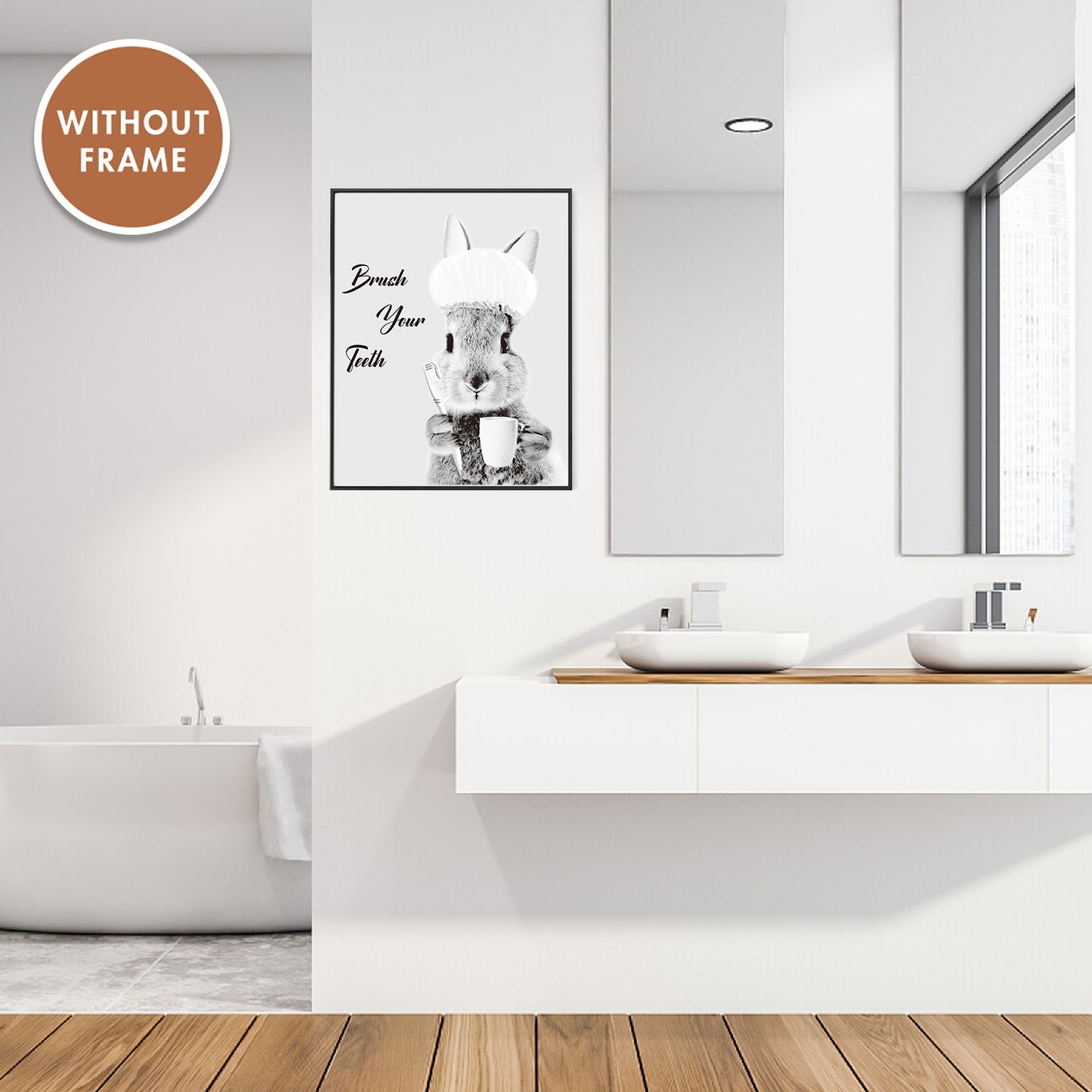 6PCS wall decoration set, suitable for living room and bedroom. Simple and elegant, with cute little animals as vivid decorative items.