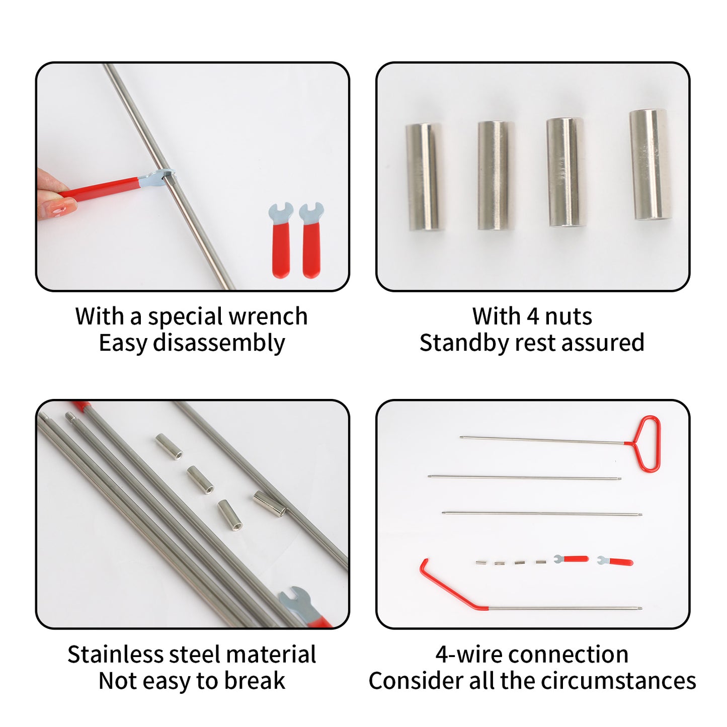 65 inch Long Pick Up Tool, Multi-Function Portable Durable Adjustable Length 65" Long Pin Puller Hook,Solid Steel Wheel Pin Puller Long Reach Tool Pin