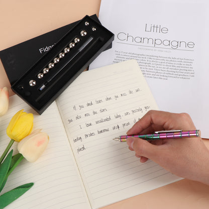 Fidget Pen,Magnetic Pen,Cool 0.5mm Ballpoint Pen,Fun Stress-Relieving Multifunction Writing Pen Creative Gift for Adult or Friends (Multicolor)