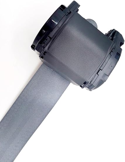 2 Pack 3 Point Seat Belt Pads Universal Adjustable Retractable Lap Set for Go Kart,Club Golf Cart,UTV,VR,Minivan Van, SUV, Cars, Buggies,Pickup，Truck for Modification Belts Kits (Gray)