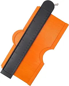 Contour Gauge Tool (10 inch) with Lock - Birthday Gifts for Men Dad Him, Cool Gadgets for Men, Irregular Shape Duplicator, Outline Edge Angle Measuring Tool for Woodworking Flooring