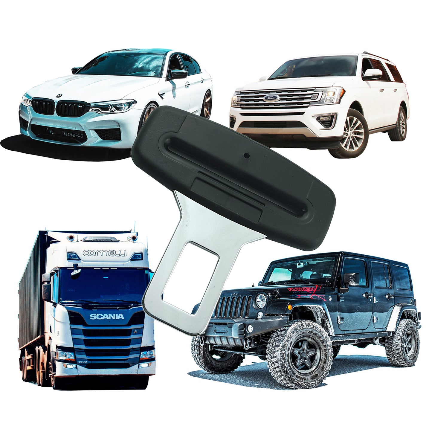 4 Pcs Seat Belt Pads Trim,Universal Car Accessories for Most Vehicles(Black)