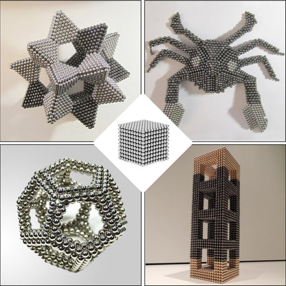 Magnetic Putty Balls for Teenager Adults, Creative 3D Versatile Beads，Fidget Toy Stress Reliever Magnet Slime Beads 1000Pcs