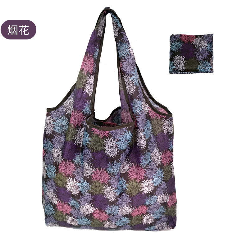 Shopping Bags Cloth Grocery Bags Foldable Travel Bag Tote Bags Bulk - Reusable Gift Bags with Handles (6 Pack) - Heavy Duty Large Washable Animal Holiday Design for Women Travel & Groceries