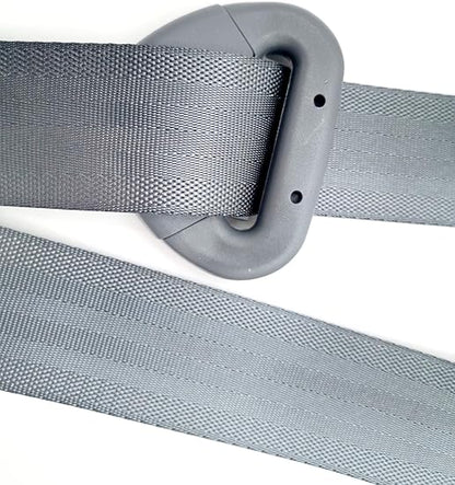 2 Pack 3 Point Seat Belt Pads Universal Adjustable Retractable Lap Set for Go Kart,Club Golf Cart,UTV,VR,Minivan Van, SUV, Cars, Buggies,Pickup，Truck for Modification Belts Kits (Gray)
