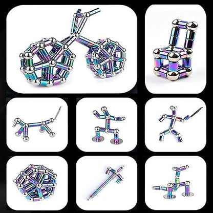 Fidget Pen,Magnetic Pen,Cool 0.5mm Ballpoint Pen,Fun Stress-Relieving Multifunction Writing Pen Creative Gift for Adult or Friends (Multicolor)