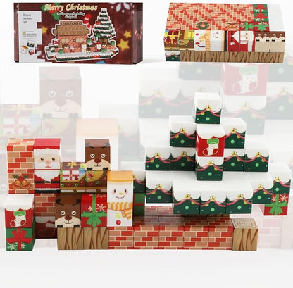 Stocking Stuffers, Magnetic Blocks, Build Mine Magnet World Magic Portal Set, Magnetic Tiles Building Blocks Toddler Toys STEM Toys for 3+ Year Old Boys & Girls, Christmas Packaging