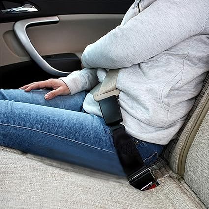 Seat Belt Extender, 2 Packs 14" Car Buckles Seat Belt Extension with Metal Tongue, Car Seatbelt Extension for Obese Men Pregnant Women Child, Seat Belt Clip Extender Car Accessories (14inch))