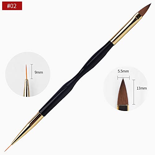 31pcs Nail Art Brushes, Nail Art Tool Set, Dotting Tools, Dust Brush,Striping Brushes for Long Lines, Drawing Pen For Gel Polish Design supply