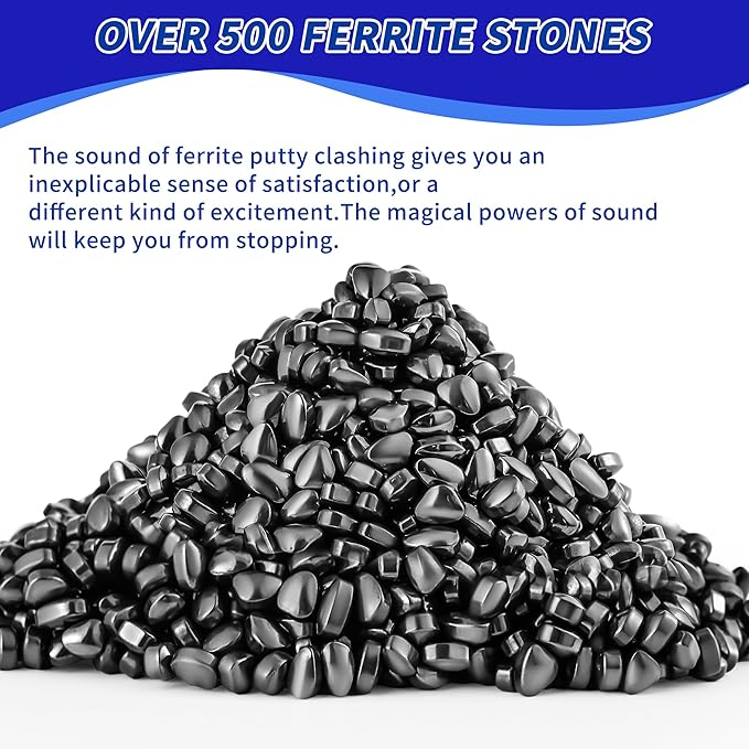 Magnetic Balls Fidget Toys Adults 500 PCS Mini Magnetic Putty Desk Magnetic Beads Desk Toys for Office with Rectangular Box