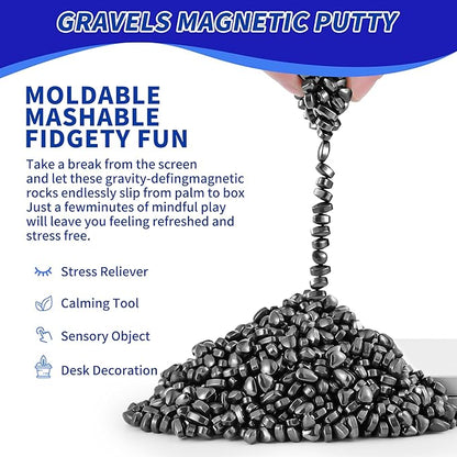Magnetic Balls Fidget Toys Adults 500 PCS Mini Magnetic Putty Desk Magnetic Beads Desk Toys for Office with Rectangular Box