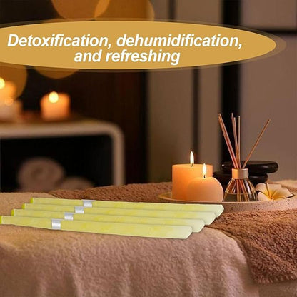 20 PCS Natural Earwax Candle Removal Kits, Beeswax Earwax Cleansing Tool Sets for Adults and Kids, Safe and Easy to Use