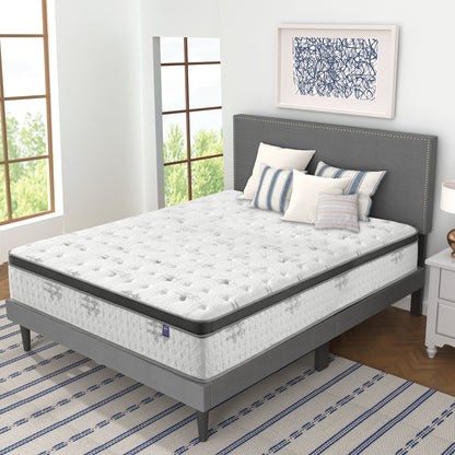 Mattress,12-inch thick memory foam mattress,Queen&King Size Mattress Bed in a Box,Fiberglass Free Mattress