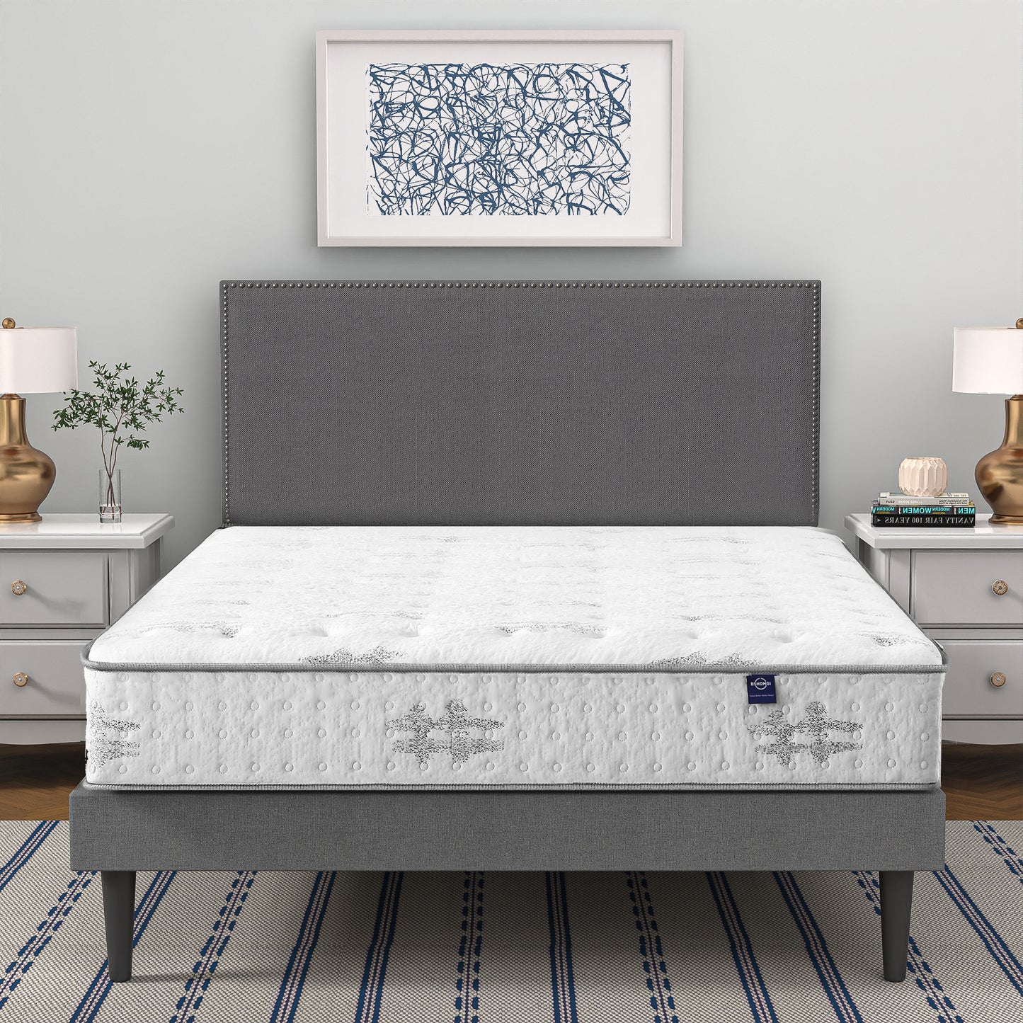 Mattress,10-inch thick memory foam mattress,Queen Size Mattress Bed in a Box,Fiberglass Free Mattress