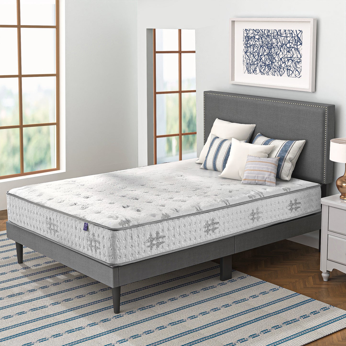 Mattress,10-inch thick memory foam mattress,Queen Size Mattress Bed in a Box,Fiberglass Free Mattress