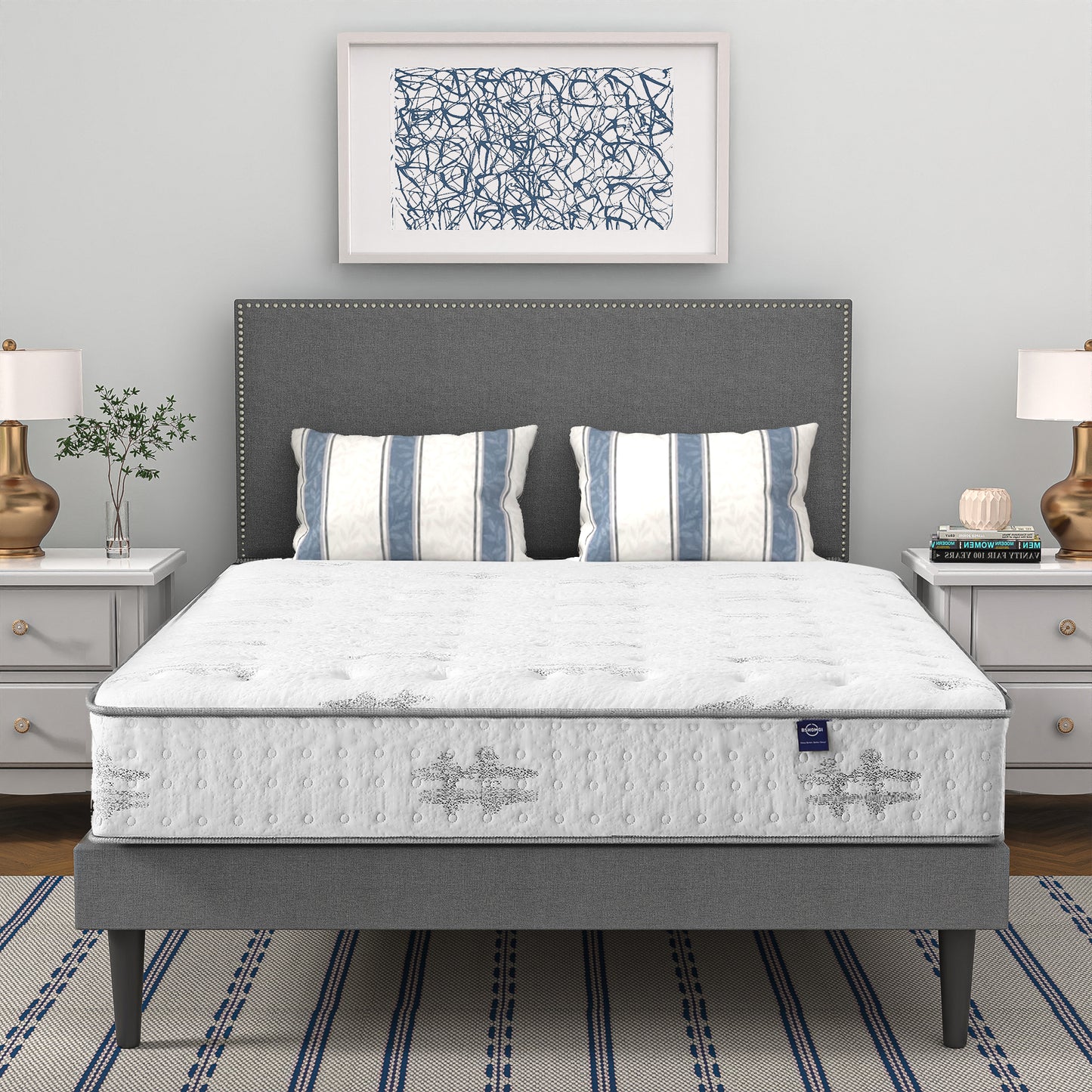 Mattress,10-inch thick memory foam mattress,Queen Size Mattress Bed in a Box,Fiberglass Free Mattress