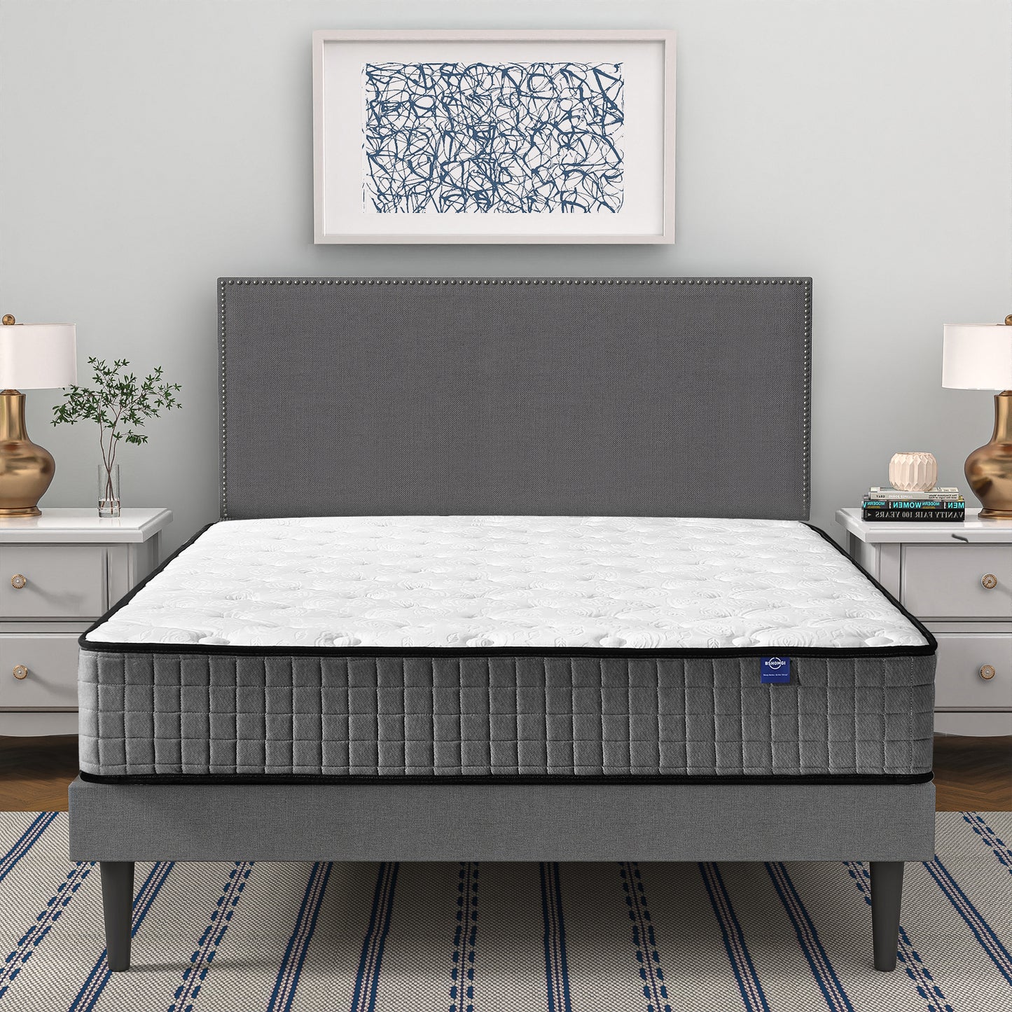 Mattress,10-inch thick memory foam mattress,Queen&King Size Mattress Bed in a Box,Fiberglass Free Mattress
