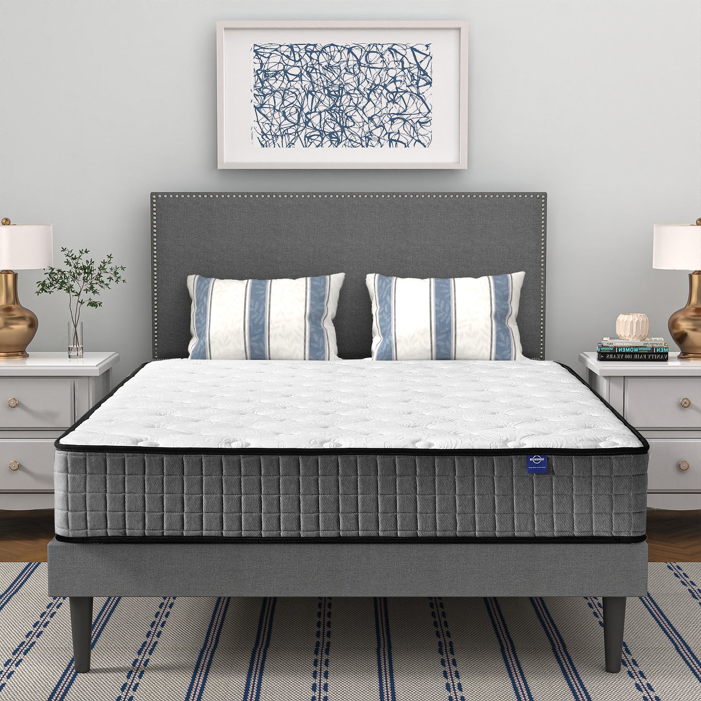 Mattress,10-inch thick memory foam mattress,Queen&King Size Mattress Bed in a Box,Fiberglass Free Mattress