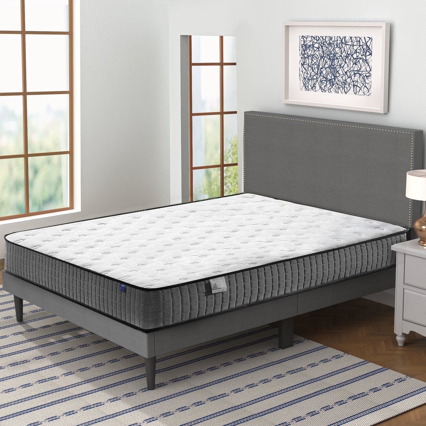 Mattress,10-inch thick memory foam mattress,Queen&King Size Mattress Bed in a Box,Fiberglass Free Mattress