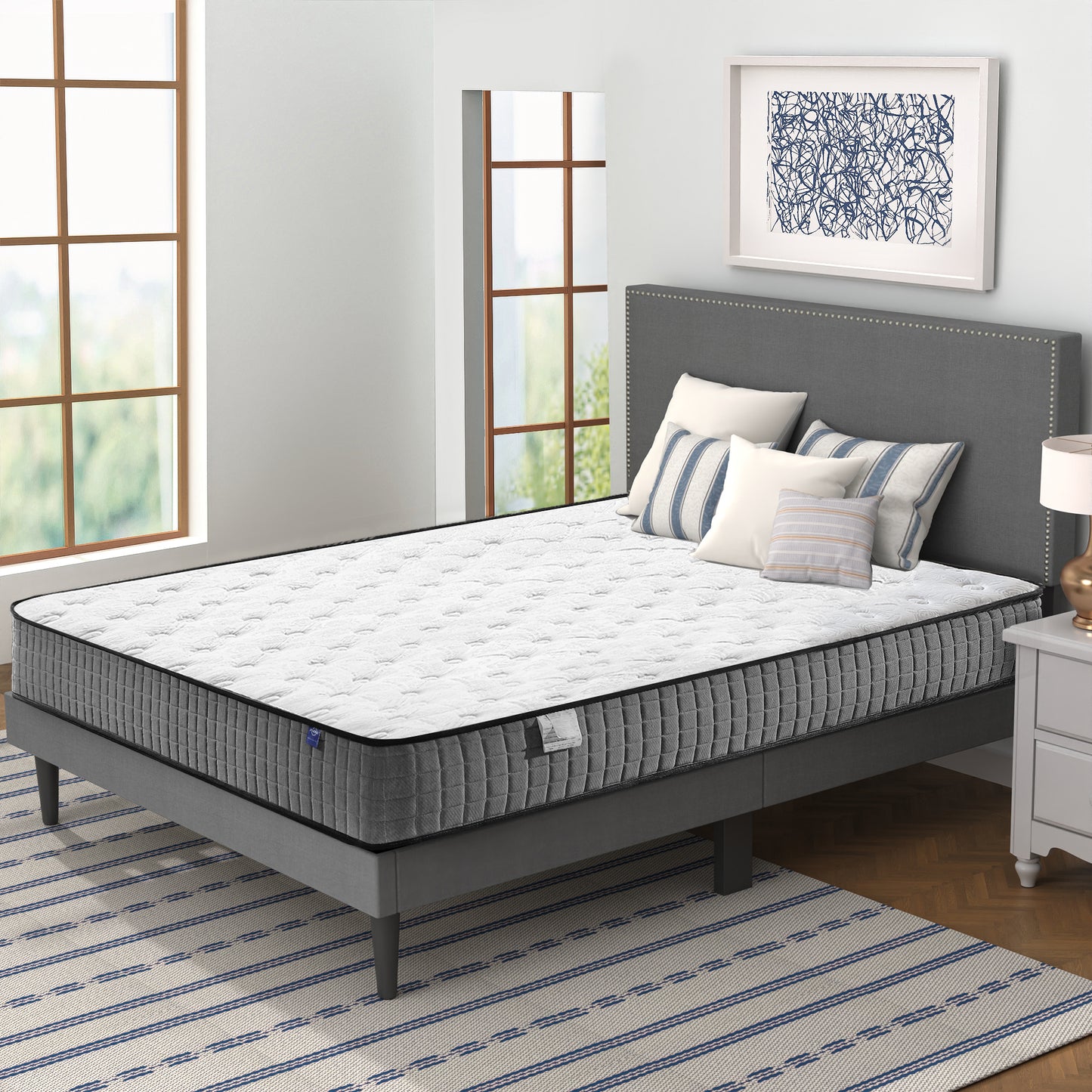 Mattress,10-inch thick memory foam mattress,Queen&King Size Mattress Bed in a Box,Fiberglass Free Mattress