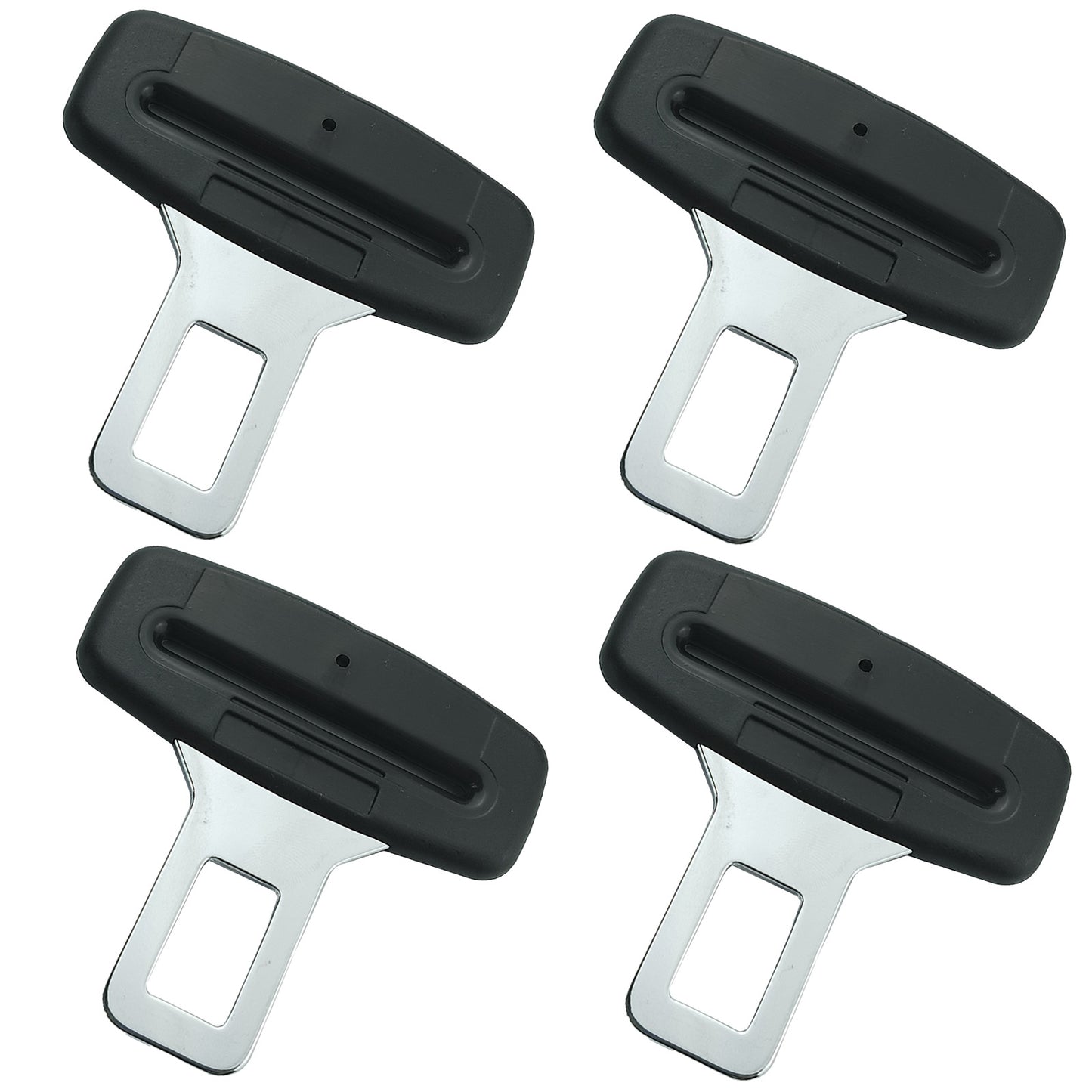 4 Pcs Seat Belt Pads Trim,Universal Car Accessories for Most Vehicles(Black)