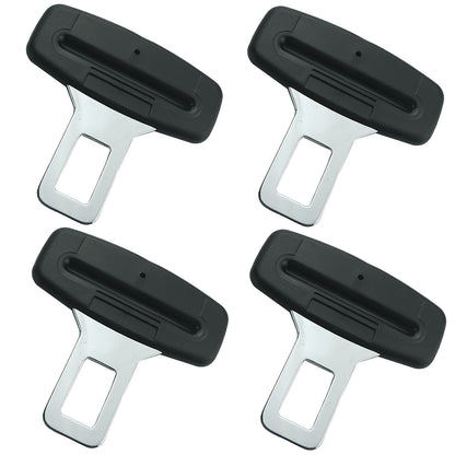 4 Pcs Seat Belt Pads Trim,Universal Car Accessories for Most Vehicles(Black)