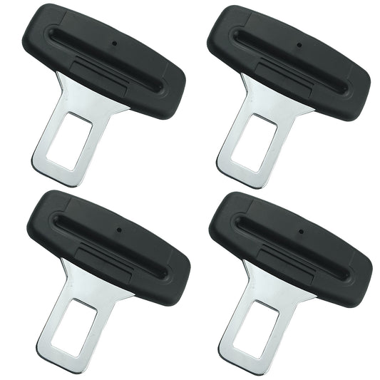 4 Pcs Seat Belt Pads Trim,Universal Car Accessories for Most Vehicles(Black)