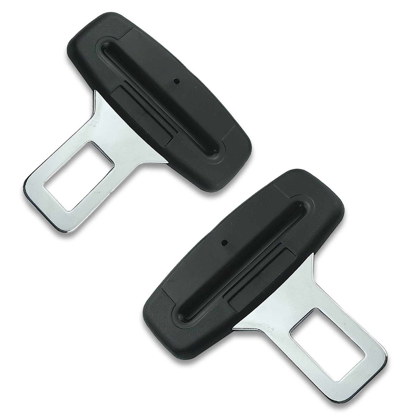 Seat Belt Clip, 2PCS Upgraded Seatbelt Clip, Car Supplies Seat Belt Clip Safety Belts Buckle，Universal for Most Vehicles(Ordinary Black)