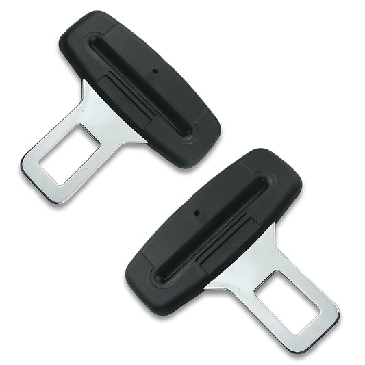 Seat Belt Clip, 2PCS Upgraded Seatbelt Clip, Car Supplies Seat Belt Clip Safety Belts Buckle，Universal for Most Vehicles(Ordinary Black)