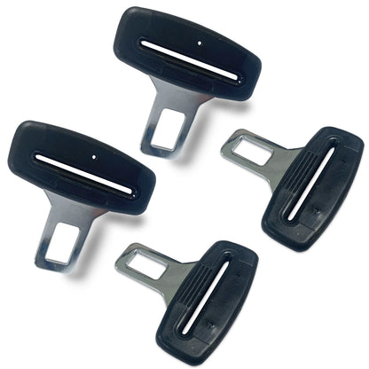 4 Pcs Seat Belt Pads Trim,Universal Car Accessories for Most Vehicles(Black)