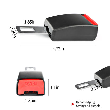 Seat Belt Extender, 2 Pack Upgraded Seatbelt Extender (Compatibility Better) Car Seat Belt Buckle for Seat Belt Extension, Seat Belt Clip Extender Fits Most Cars