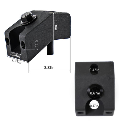 Seat Spacers,Seat Recline Kit Front 1-1/4" and Rear 1/2"-1.5" Compatible with Select Models Safe and Comfortable Driving