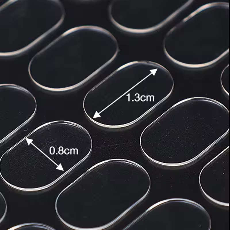 700 Pcs Double Sided Sticky Dots Clear Removable Adhesive Putty - Poster Putty, Sticky Tack, Sticky Dots for Wall Hanging, Balloons, Crafts, Festival Party Decorations (0.31" X 0.51")